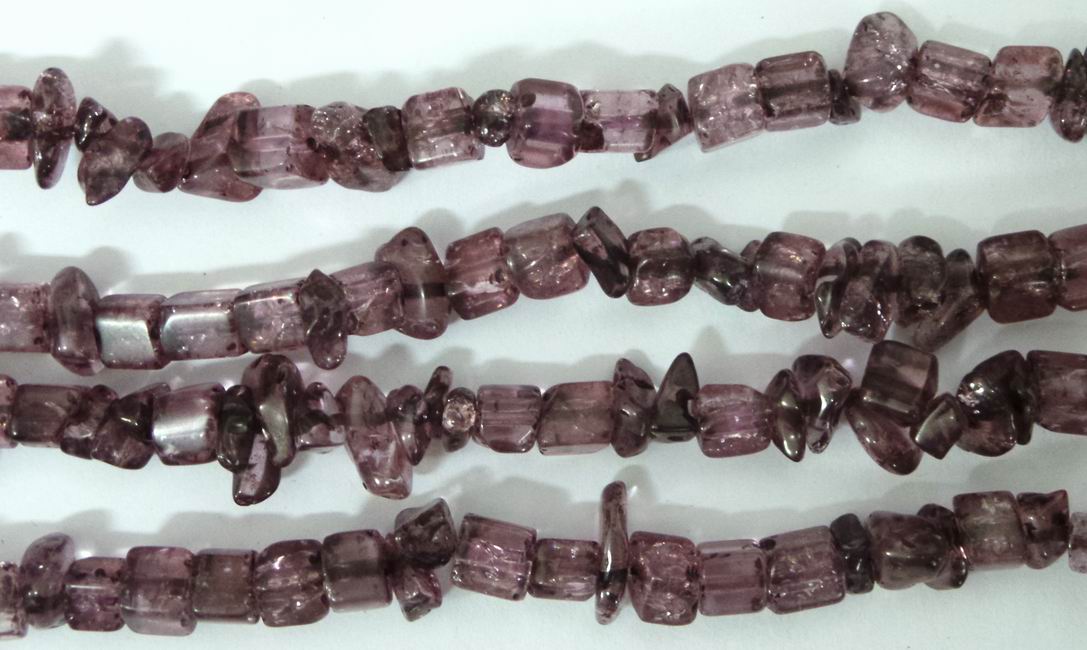 CH34575 Semi precious stones agate chips, ,9,5mm/80cm/str ,brown color (2 0)