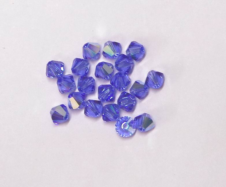 CH34997 Κρυσταλλάκια Swarovski σε Σχήμα Ρόμβος – 5301 ΓΙΑ ΚΟΣΜΗΜΑ 4mm//20Τεμ. SAPPHIRE AB, ,ΣΥΝΘΕΣΗ ,ΧΑΝΤΡΑ (9 6) (5gr) ()