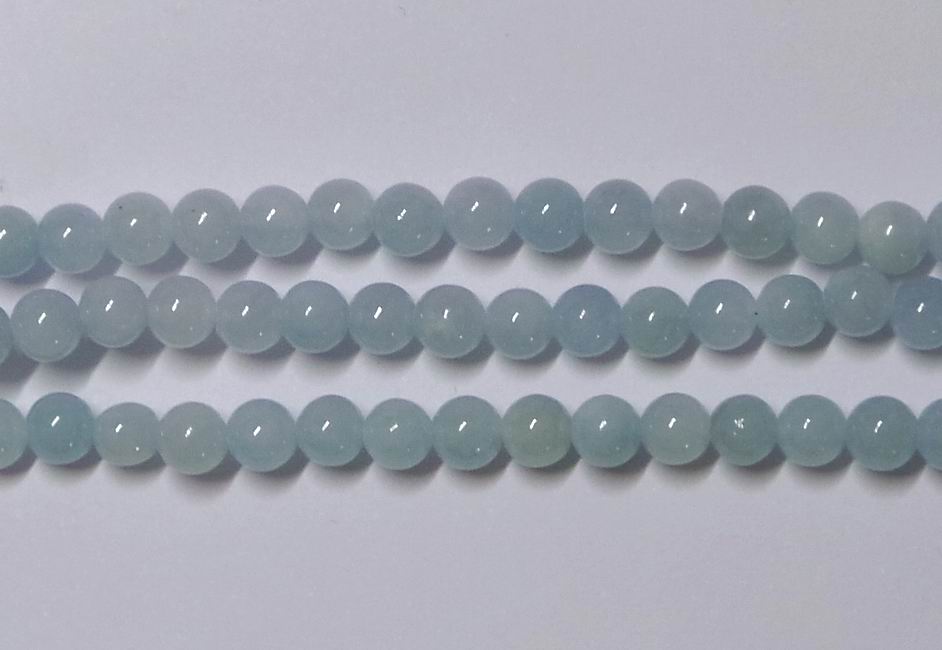 CH35007 Ημιπολύτιμοι λίθοι Νεφρίτης Στρόγγυλο Μπίλια  Για κόσμημα 5mm/~40cm Πολύχρωμο,   ,Συνθεση ,Χάντρα (1 0) (16gr) ()