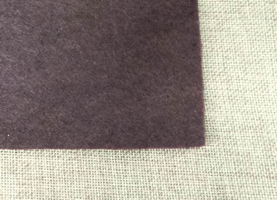 CH36219 Square felt sheets ,for decoration 25x25cm/1pcs/ brown color,   ,material synthetic felt,kneeting accessories, (17 0)