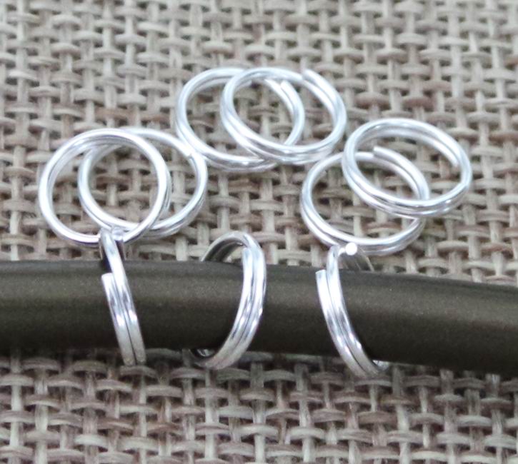 CH36251 ΜΕΤΑΛΛΙΚΑ ΔΙΠΛΑ ΚΡΙΚΑΚΙΑ ΓΙΑ ΚΟΣΜΗΜΑ 8mm/75Τεμ. ΕΠΑΡΓΥΡΟ ΧΡΩΜΑ, Μπρελόκ/Keyring  ,ΣΥΝΘΕΣΗ ΟΡΕΙΧΑΛΚΟΣ, (9 16) (14gr) ()