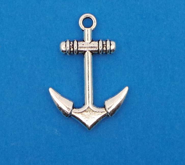 CH36694 ΜΕΤΑΛΛΙΚΕΣ άγκυρες κρεμαστές για καλοκαιρινές κατασκευές  ΓΙΑ ΚΟΣΜΗΜΑ/Διακόσμηση 29X20mm/5Τεμ. ΕΠΑΡΓΥΡΟ ΧΡΩΜΑ,   ,Συνθεση ,Κρεμαστά (0 1) (gr) ()