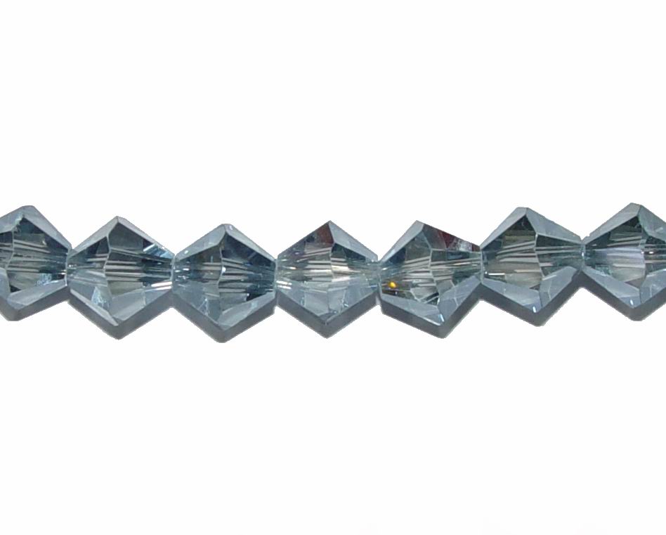CH37682 Χάντρες/Διαχωριστικές Χάντρες Γυάλινες Ρόμβος ,6mm/45Τεμ.,ΠΕΤΡΟΛ ΧΡΩΜΑ (32 12) (gr) ()