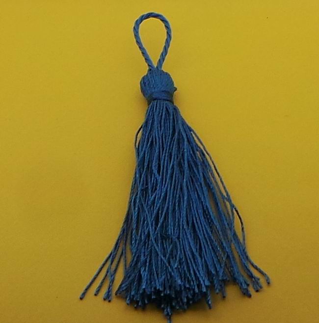 CH37694 Φούντες με θηλιά Πολυεστερικά 90cm/2Τεμ. ΠΕΤΡΟΛ ΧΡΩΜΑ Για Κόσμημα/Διασκόσμηση (5 0) (gr) ()