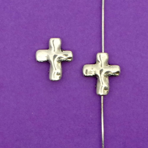 CH38563 Σταυροί Μεταλλικός Φιγούρα ,13X11mm/1Τεμ.,Αντικέ Χρώμα (8 6) (8gr) ()