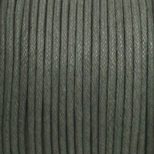 CH38696 Κορδόνια Κηρόσπαγγος με το μέτρο ,1,5mm/25Μέτρ. ,Γκρίζο Χρώμα,Βαμβακερά (-1 3) (60gr) ()