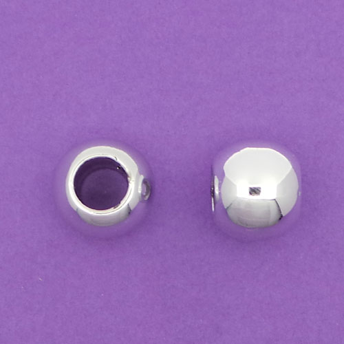 CH38729 Ακρυλικές χάντρες στρόγγυλες μπίλια Για κόσμημα 16mm//Ø8mm10Τεμ. Μεταλλικό Χρώμα, ,Συνθεση Ακρυλικό,Χάντρα (33 12) (20gr) ()