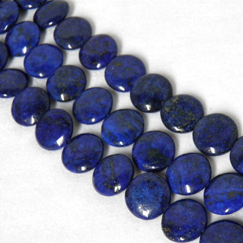 CH38929 Natural Lapis Lazuli Round Black ,For Jewellery 25X7mm/40Pcs/ Blue Color,   ,Material ,,Beads (13 0) ()