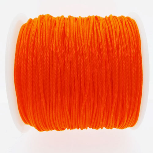CH40203 Macrame Cord ,For Jewellery 0,8mm/50/ Orange Color, Nylon Thread  ,Material Nylon,, (5 7) ()