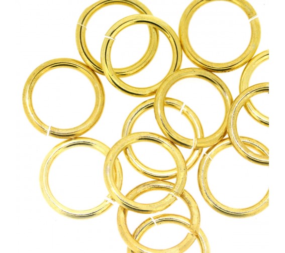 CH40998 Stainless steel open jump rings ,for jewellery 8×0,8mm/50pcs/   gold plated, 0.8mm thickness  ,material stainless steel,, (61 18)