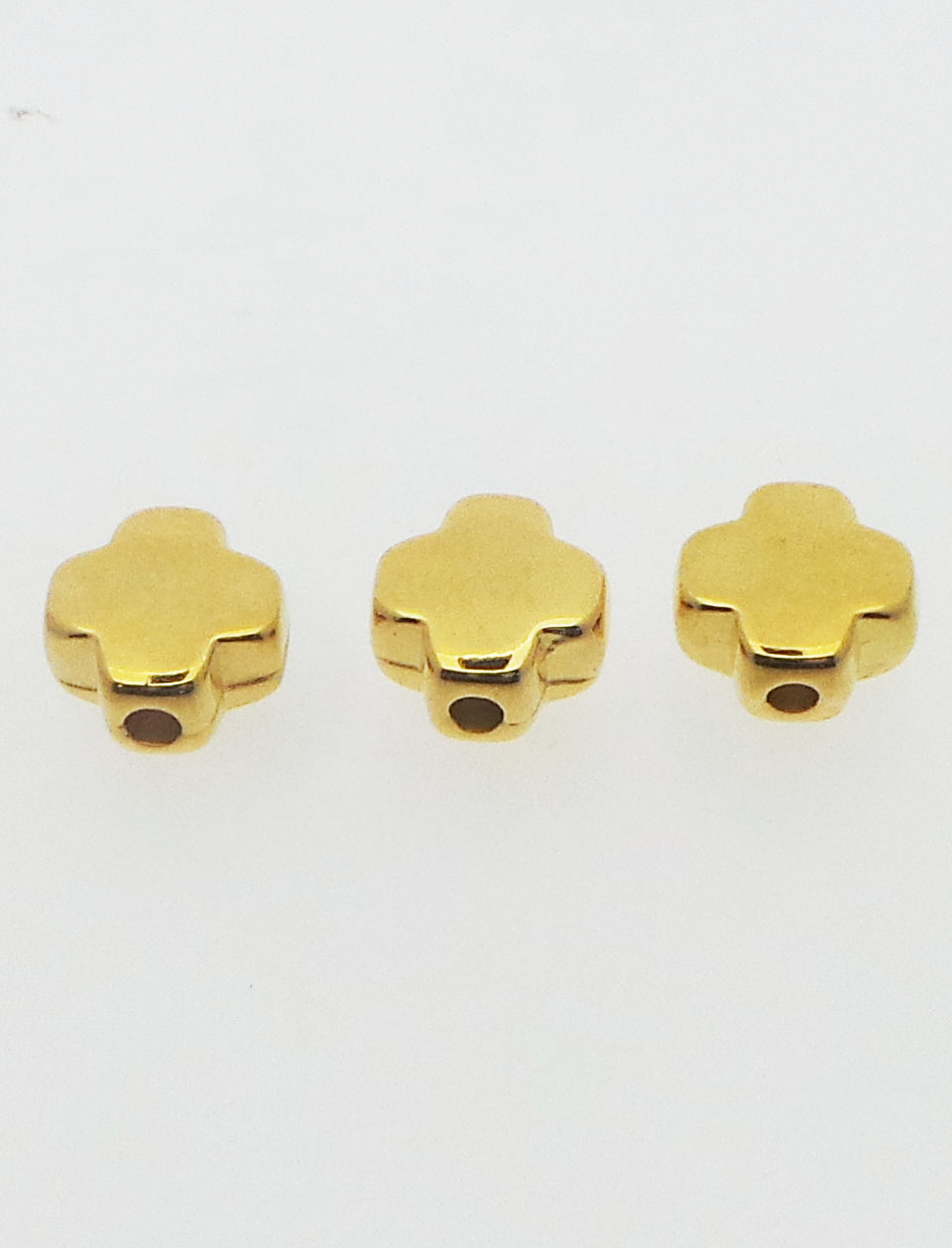 CH41157 Σταυροί Μεταλλικός Φιγούρα ,5mm/3Τεμ.,Επίχρυσο Χρώμα (35 10) (9gr) ()