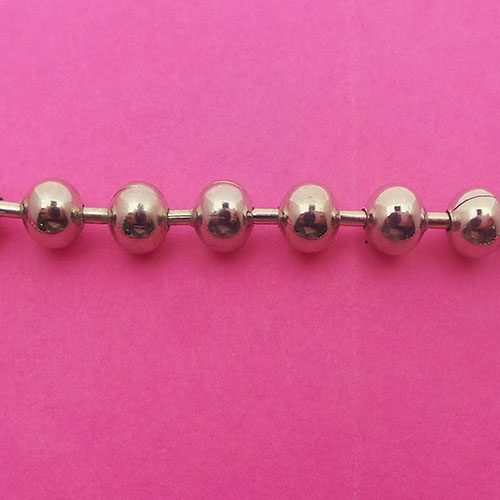 CH41354 ΑΛΥΣΙΔΕΣ ΜΕΤΑΛΛΙΚΕΣ ΜΕ ΤΟ ΜΕΤΡΟ ,6mm/1ΜΕΤΡ. ,ΜΕΤΑΛΛΙΚΟ ΧΡΩΜΑ,Ball Chain (3 0) (gr) ()