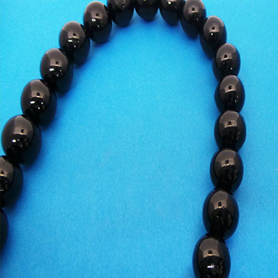 CH41892 Glass Pearls for Jewlery  14mm/57Pcs Black Color For Jewellery  Beads  (14 14) ()