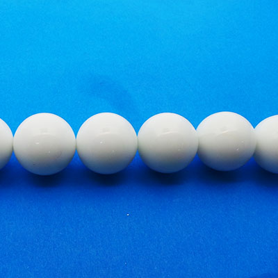 CH41955 CERAMIC ROUND BEADS  FOR JEWELLERY 16MM/25PCS/   WHITE COLOR,   ,MATERIAL ,,BEADS (18 0) ()