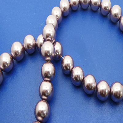 CH42287 Glass Pearls Round Beads ,For Jewellery 12mm/70Pcs/ Light Purple Color, ,Material Glass,,Beads (1 3) ()