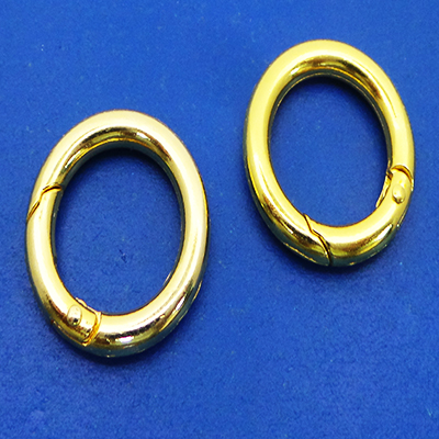 CH42392 Κρικάκια Μεταλλικά Στρόγγυλα ,25X4mm/2Τεμ. ,Επίχρυσο Χρώμα,4mm Πάχος (9 1) (15gr) ()