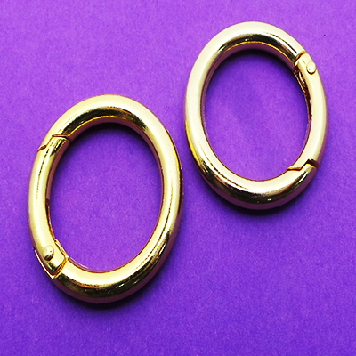 CH42402 Κρικάκια Μεταλλικά Στρόγγυλα ,28X4mm/2Τεμ. ,Επίχρυσο Χρώμα,4mm Πάχος (16 14) (16gr) ()