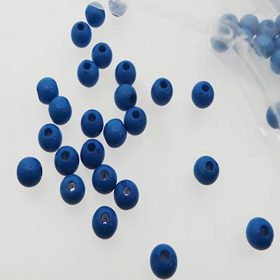 CH42501 Ακρυλικές χάντρες στρόγγυλες μπίλια 6mm/220Τεμ. Μπλέ Χρώμα Για Κόσμημα/Διακόσμηση Χάντρα (36 122) (29gr) ()