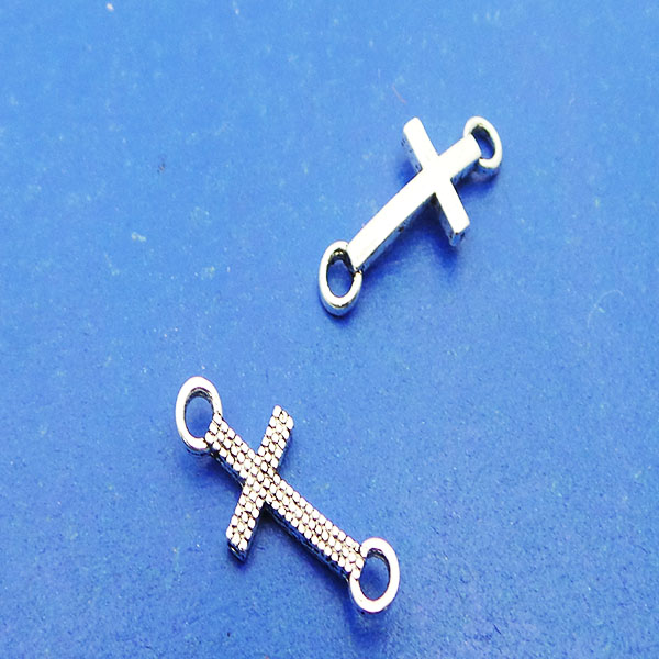 CH42656  Flat 8X8mm/50Pcs Antique Color For Jewelery/Baptizing  Beads  For Jewelery/Baptizing 20X8mm/10Pcs Platinum color,Flat Bent  ,Material Alloy,Religious,Links (49 11) ()