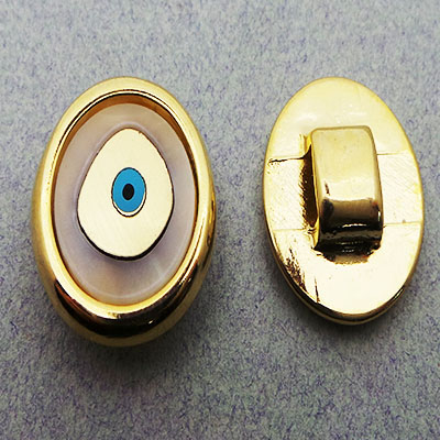 CH42764 Ορειχάλκινα Ματάκια Για κόσμημα 21mm/1Τεμ. Επίχρυσο Χρώμα,   ,Συνθεση Ορείχαλκος,Περαστά (2 8) (gr) ()