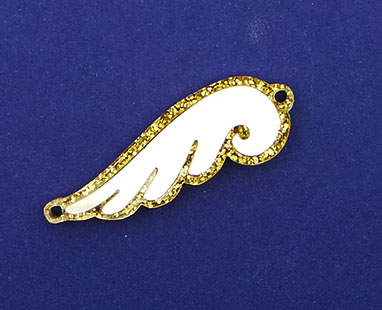 CH42996 Συνδετικά Ακρυλικά Διάφορα Σχήματα ,33X10mm/1Τεμ.,Χρυσό Χρώμα (1 0) (gr) ()