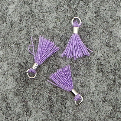 CH43150 Textile Tassels with loop ,For Jewelery/Decoration 10mm//3Pcs/ ,   ,Material ,, (43 15) ()