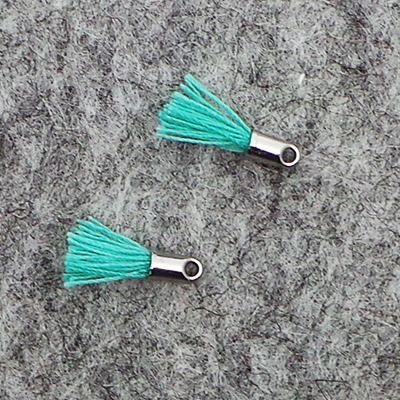 CH43180 Υφασμάτινες Φούντες με Καπελάκι Για κόσμημα 12mm//3Τεμ. Βεραμάν Χρώμα, Βαμβακερά ,Συνθεση , (10 16) (gr) ()