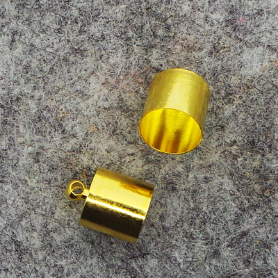 CH43773 Μεταλλικοί Ακροδέκτες με κρικάκι Για κόσμημα/Γούρια 10X11mm/Ø10mm/10Τεμ. Επίχρυσο Χρώμα, ,Συνθεση Μπρούντζος,Κρεμαστά (3 2) (gr) ()