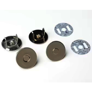CH44108 Magnetic Snap Buttons with prongs ,For Handbags 17mm//4Pcs/ Platinum color, With Prongs  ,Material Iron,Kneeting Accessories,Sewing (42 14) ()