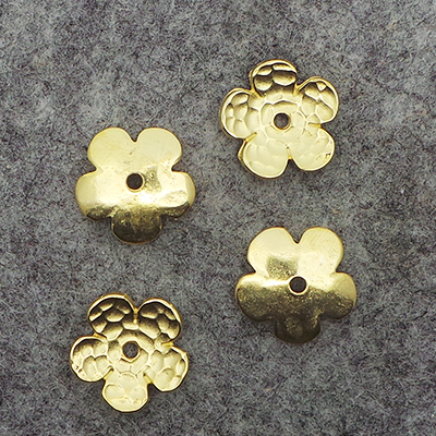 CH44503 Μεταλλικά Καπελάκια  ΓΙΑ ΚΟΣΜΗΜΑ 18mm//3Τεμ.   ΕΠΙΧΡΥΣΟ ΧΡΩΜΑ,   ,ΣΥΝΘΕΣΗ , (3 0) (gr) ()