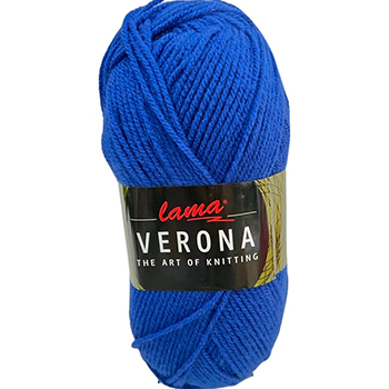 CH44733 Acrylic Lama Verona Yarn ,For Knitting 100gr/260Meters/ Blue Color,Col 488 Acrylic ,Material 100% Acrylic,Winter,Crhochet Needles 3-3.5 (12 3) ()