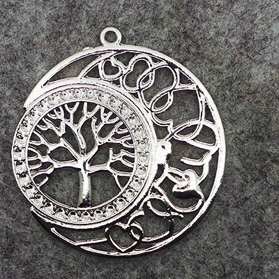 CH44825 Μεταλλικά δεντράκια ευτυχίας   50mm//1Τεμ. Αντικέ Χρώμα,   ,Συνθεση ,Χριστουγιεννιάτικα, (0 1) (gr) ()