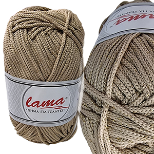 CH45576 Lama Lurex metal color yarn ,For Handbags 200gr/160Meters/ Beige Color,Col 516 Polyester  ,Material 100% Polyester,Kneeting Accessories,Crhochet Needles  5-6 (41 17) ()