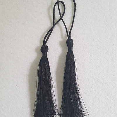 CH45720 Tassels Polyester 80cm/5Pcs Black Color For Jewelery/Decoration  (10 11) ()