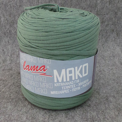 CH46068 Nήμα Mako απο την LAMA Για Τσάντες 700gr/130Μέτρ. Βεραμάν Χρώμα, ,Συνθεση ,4 Εποχών (0 1) (500gr) ()