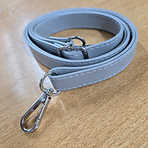 CH46088 PU LEATHER HANDBAG HANDLES  FOR HANDBAGS 125cm//1Pcs/   GREY COLOR,   ,Material PU Leather,, (2 0) ()