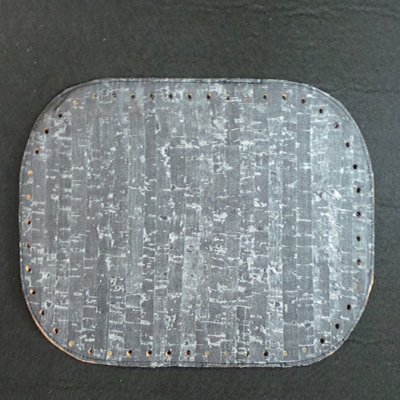 CH46999 Δερμάτινοι πάτοι οβάλ μεσαία σκληρότητα 18X28mmcm/1Τεμ. Γκρίζο Χρώμα, ,Συνθεση , (2 0) (90gr) ()