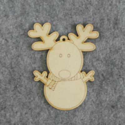CH47021 Wooden Christmas Ornaments ‘Santa’For Decoration 60X90mm/1Pcs/cm Natural Color,   ,Material Plywood,Christmas,Charms (1 0) ()