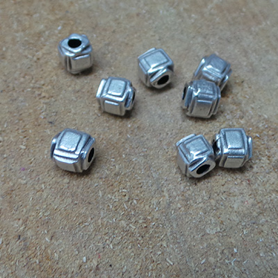 CH49087 Μεταλλικες Διακοσμητικές Χάντρες  Για Διακόσμηση 6mm//10Τεμ. Μεταλλικό Χρώμα,   ,Συνθεση ,Χάντρα (19 0) (gr) ()