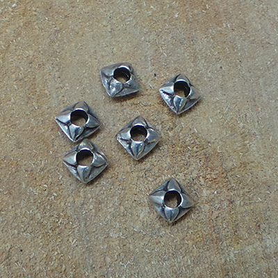 CH49104 METAL ROUND BEADS FOR JEWELLERY 7X4mm/10Pcs/ PLATINUM COLOR, ,Material ,BEADS (28 0) ()