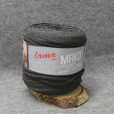 CH50077 LAMA MAKO YARN FOR HANDBAGS 700gr/130Meters/ (Lama) DARK GREY COLOR, COTTON ,Material ,ALL SEASONS, (0 0) ()