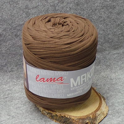 CH50082 LAMA MAKO YARN  FOR KNITTING 700gr/130Meters/  (Lama) BROWN COLOR, COTTON  ,Material ,ALL SEASONS, (0 0) ()