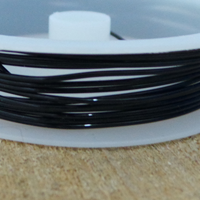 CH50232 Copper Wire ,For Jewellery 0,8mm//3Meters//20gauge Black Color, Thickness 0.8mm (20Gauge)  ,Material Copper,, (10 14) (Τιμή Χονδρικής 30 Μέτρ.@  0.25= €7.5 ,Αναλόγως Διαθεσιμότητας)