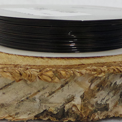 CH50235 Copper Wire ,For Jewellery 0,5mm//7Meters//24gauge Black Color, 0.5mm Thickness  ,Material Copper,, (24 9) ()
