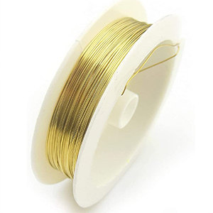 CH50247 Copper Wire FOR JEWELLERY 0,3X0.3mm/20Meters//30gauge GOLD PLATED, ,Material Copper, (0 0) ()