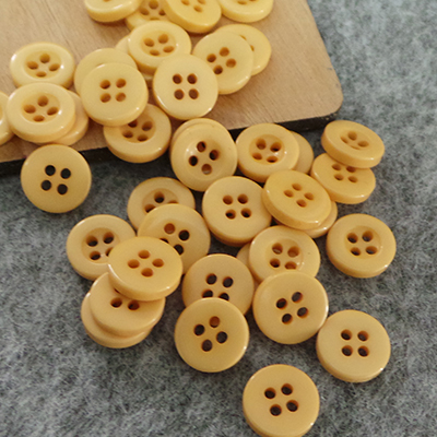 CH50758 Accessories buttons acrylic,with 4 holes ,10mm/20pcs ,orange color (0 0)