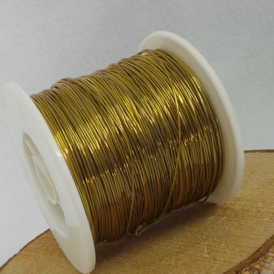 CH50919 Jewellery wire metal round shape,thickness 0.8mm ,8mm/20gauge/50meters ,gold plated (0 0)