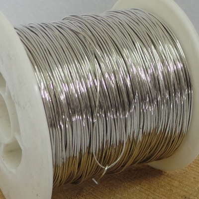 CH50920 Jewellery wire metal round shape,thickness 0.8mm ,0,8mm/20gauge/50meters ,platinum color (0 0)