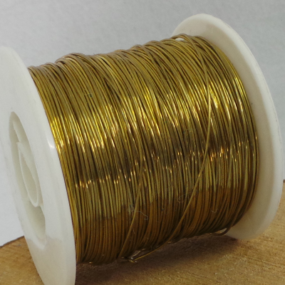 CH50924 Copper wire ,for jewellery 0,7mm/75meters//22gauge gold plated, thickness 0.7mm  ,material copper,, (-1 0)
