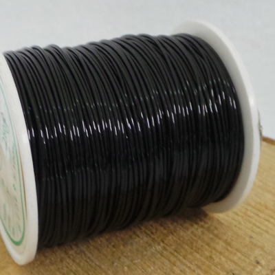CH50926 Jewellery Wire Metal Round Shape,Thickness 0.5mm ,0,5mm/24gauge/135Pcs ,Black Color (1 0) ()